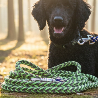 Paracord Leine "Wald & Wiese" (2,20 m) – Alltagsleine 250kg