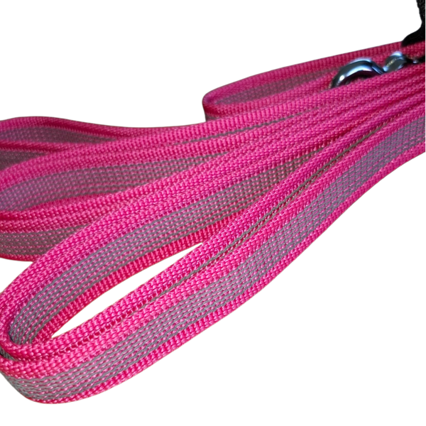 ⚡ STARKesHERZ Basis-Linie: Gummierte Schleppleine "Pink 4,5 m"
