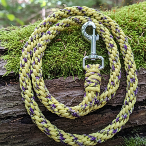 Paracord-Leine „Orchideen-Hang“ – Leuchtende Farbenpracht im Guckaisee-Muster (2 Meter)