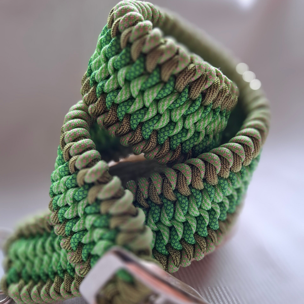 Paracord Halsband "Ozeanblick" (HU 70-77 cm)