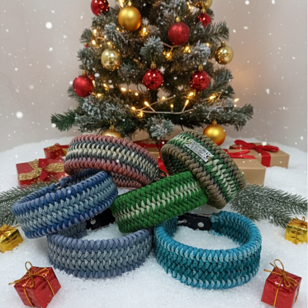 Paracord Halsband  "Rhön-Geflecht"