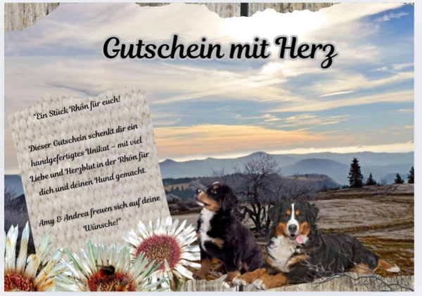 Geschenkgutschein für Hundezubehör (PDF) – Sofort zum Ausdrucken