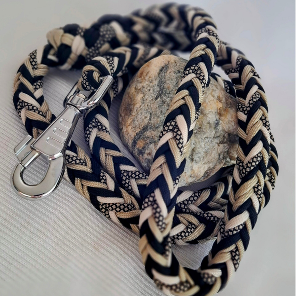 ​⛰️ Paracord Leine "BASALT-KANTE" (Das 4-Farb-Statement) zum Selbstgestalten