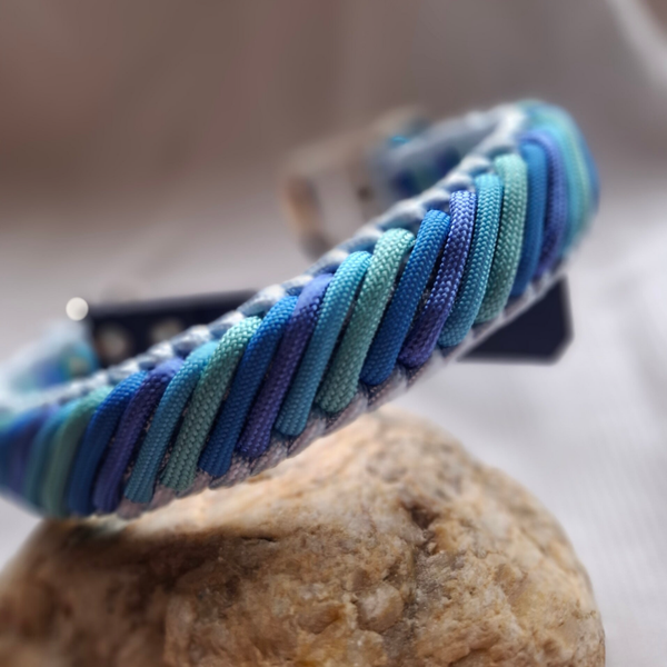 Paracord Halsband "Rhönquell" (HU 40-46 cm)