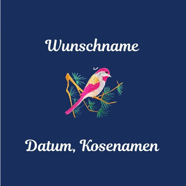🐦Kuschelkissen "KLEINER SÄNGER" (40x45 cm) – zum Personalisieren