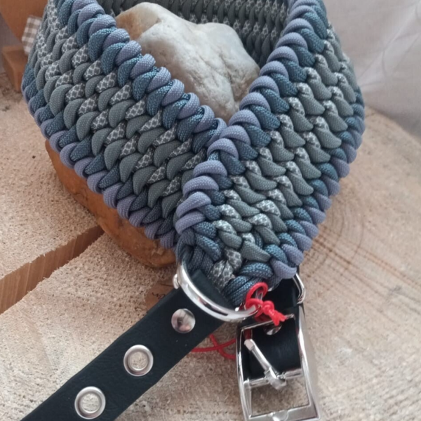Paracord Halsband "Rhöntraum" (HU 55-62 cm)