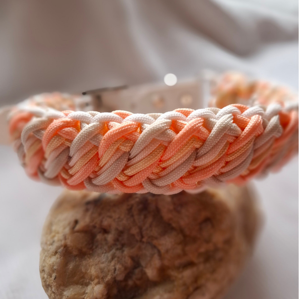 ​🌬️ Paracord Halsband "Rhön-Woge" (4 cm breit)