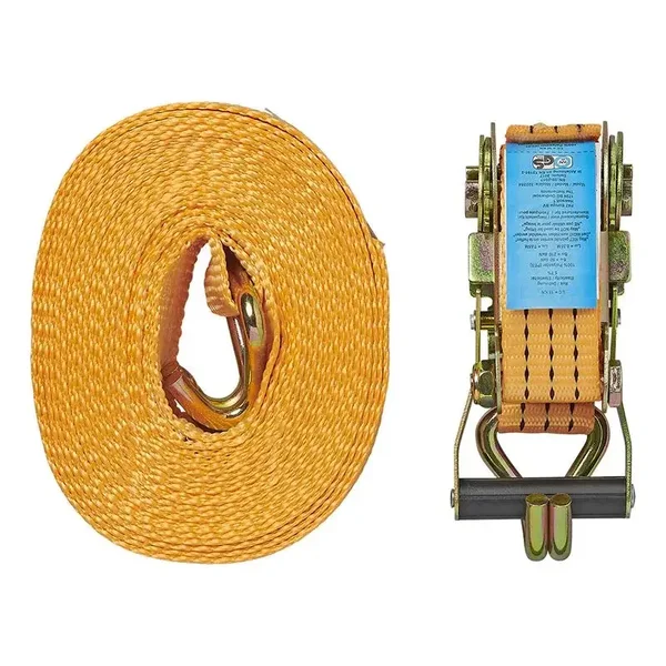 Spanband met ratel + 2 haken 8 meter 3000kg
