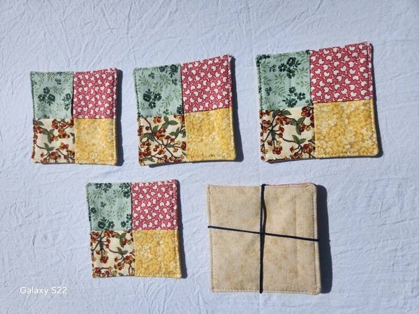 sous-verres au couleur chaude