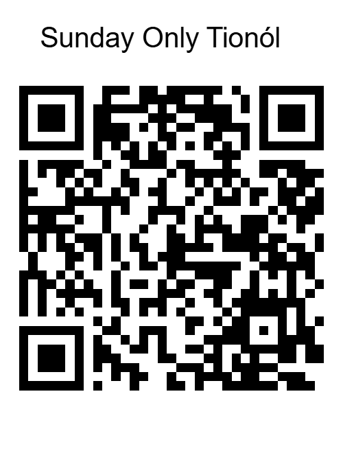 Sunday Only Tionol
