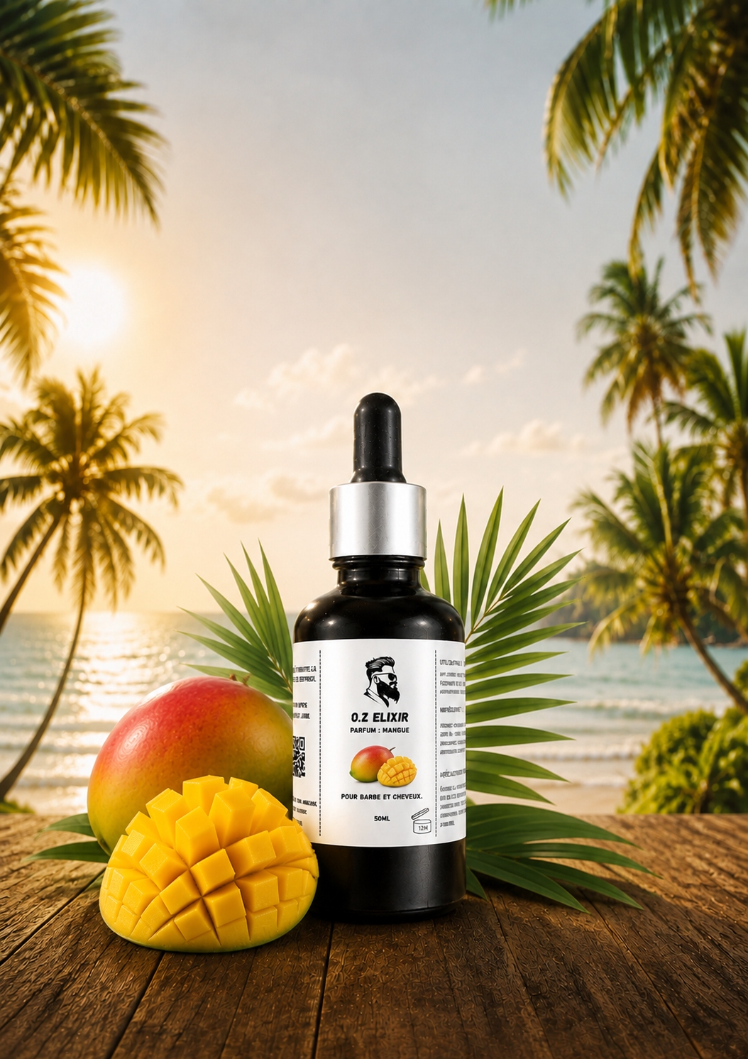 O.Z Elixir pour barbe, parfum : Mangue