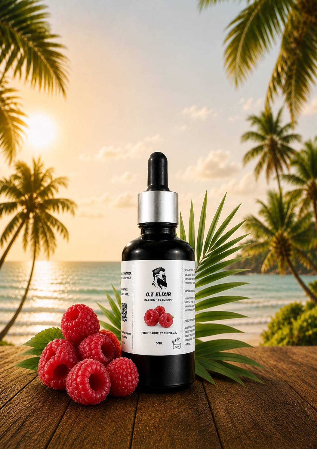 O.Z Elixir pour barbe, parfum : Framboise