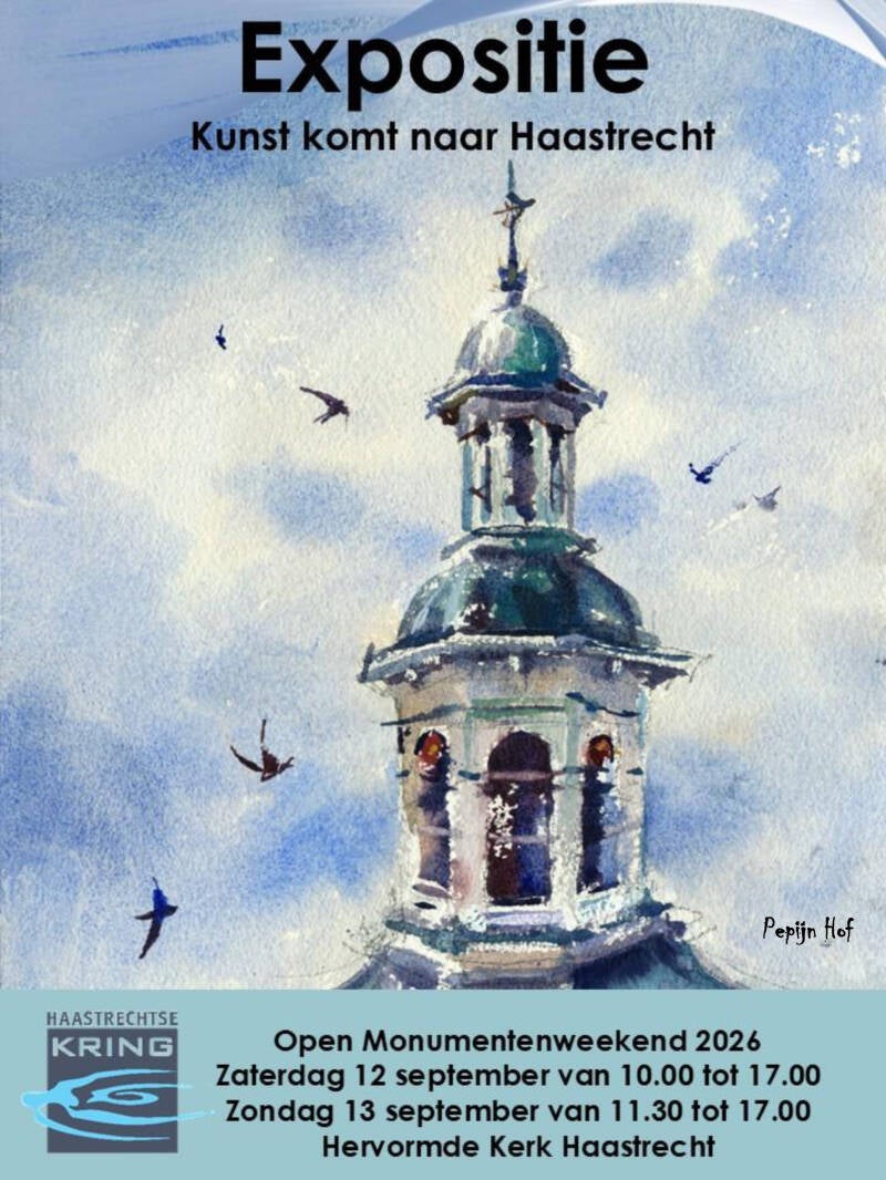 Flyer kunst komt naar Haastrecht