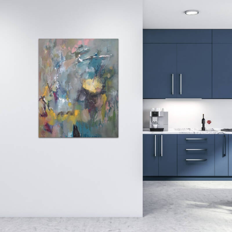 Olieverfschilderij Truth be told in interieur