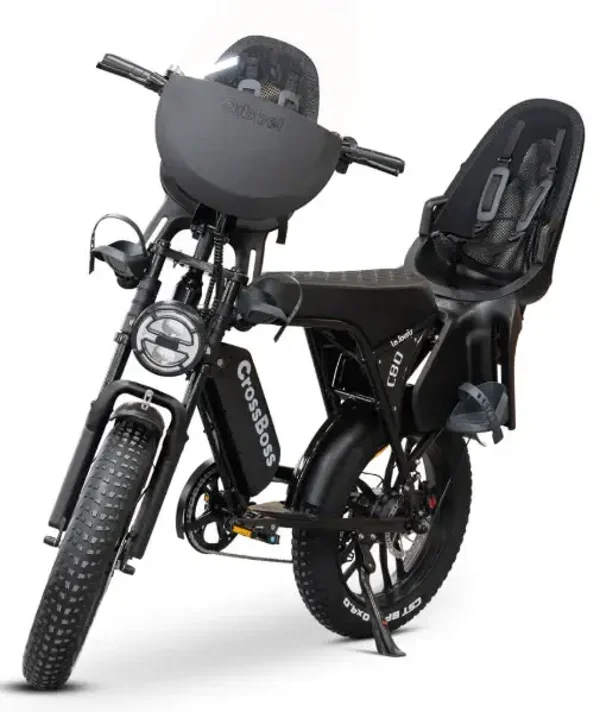 CrossBoss Ouxi V8 Glossy Black Family Edition Front & Back
