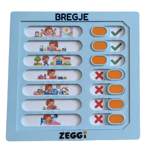 ZEGGI Dagplanner – Gepersonaliseerd