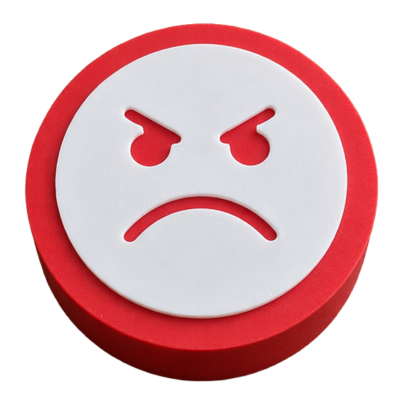 ZEGGI Emotieschijf – Boos