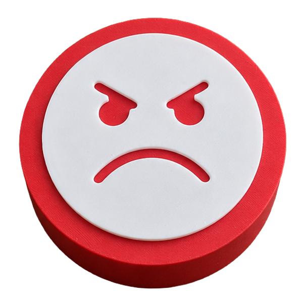 ZEGGI Emotieschijf – Boos
