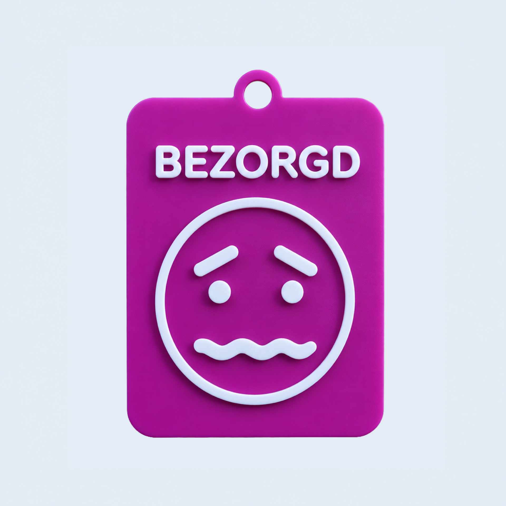 ZEGGI Communicatiebadge – Bezorgd