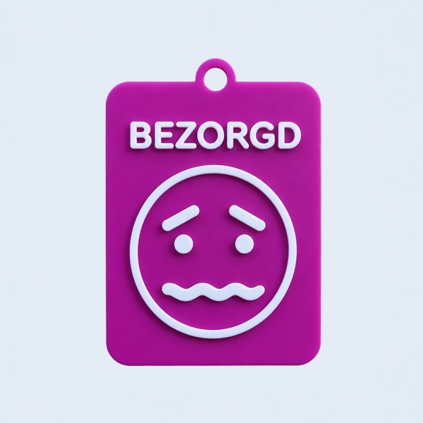 ZEGGI Communicatiebadge – Bezorgd