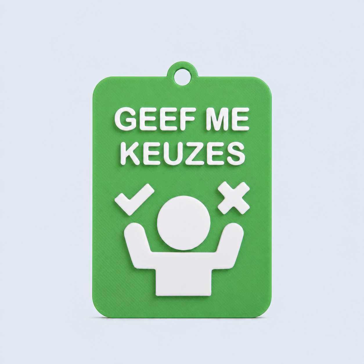 ZEGGI Geef  me keuzes - communicatiebadge