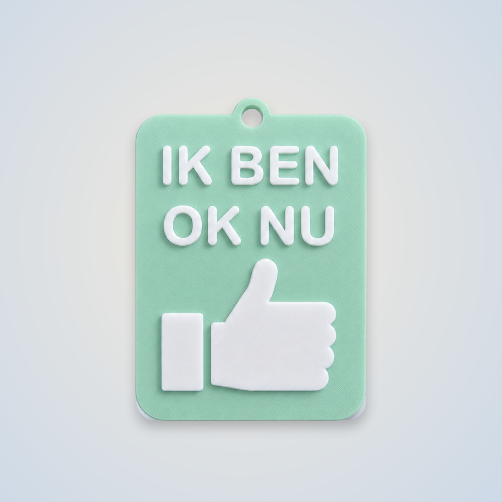 ZEGGI Ik ben ok nu - communicatiebadge