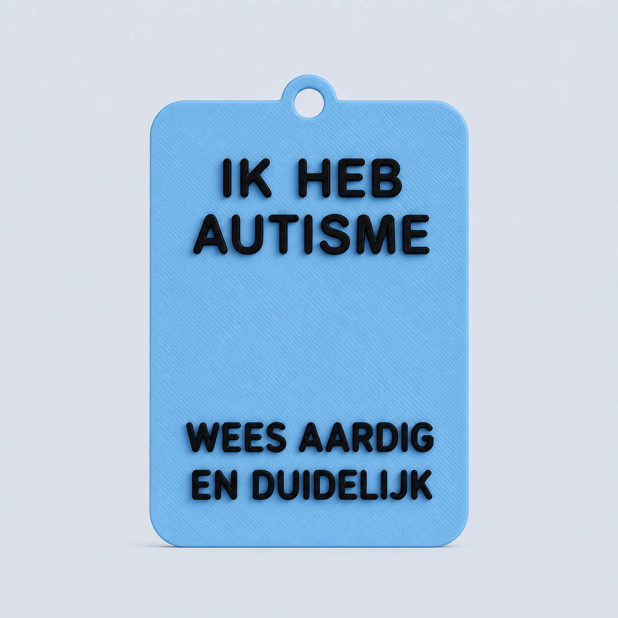 ZEGGI Ik heb autisme - communicatiebadge