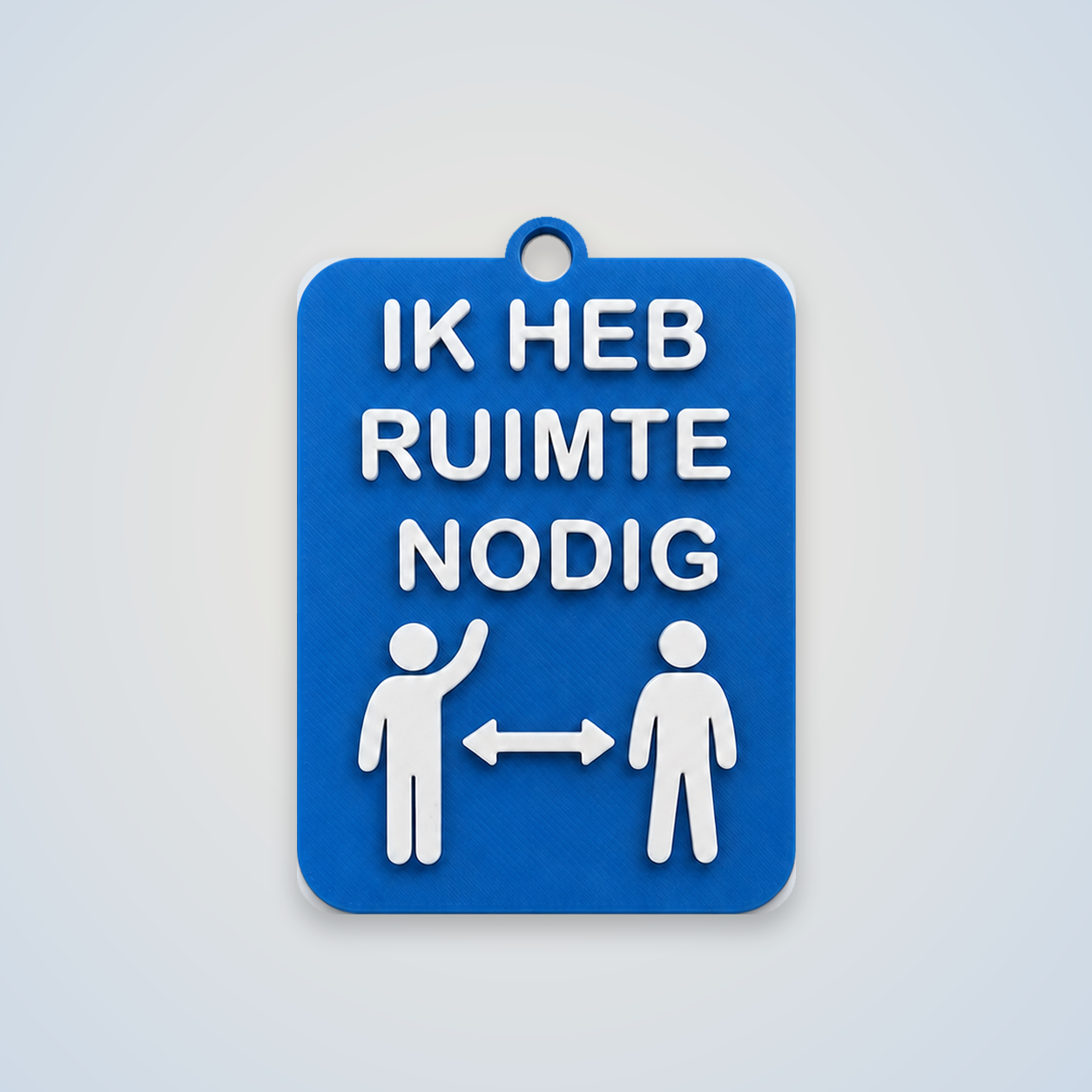 ZEGGI Ik heb ruimte nodig - communicatiebadge
