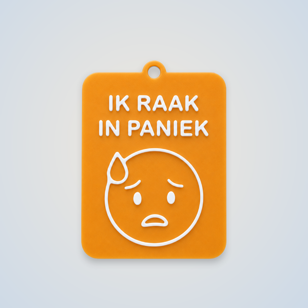ZEGGI Ik raak in paniek - communicatiebadge