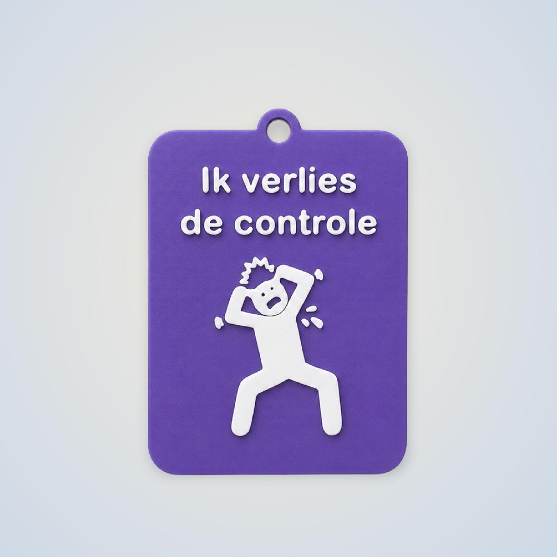 ZEGGI Ik verlies de controle - communicatiebadge