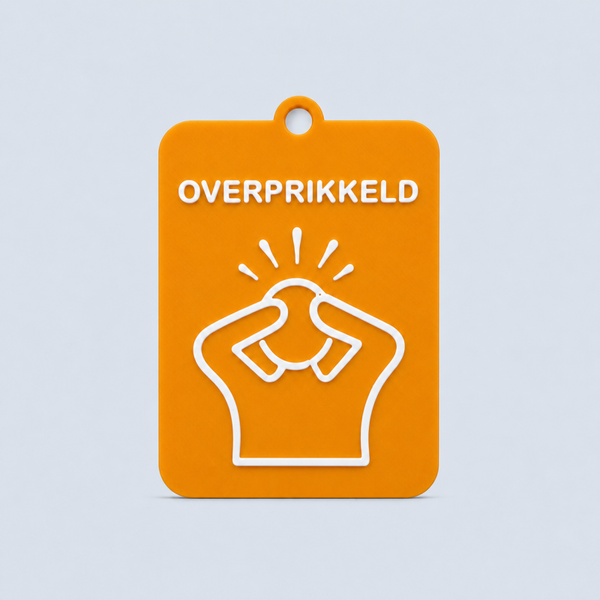 ZEGGI Overprikkeld - communicatiebadge