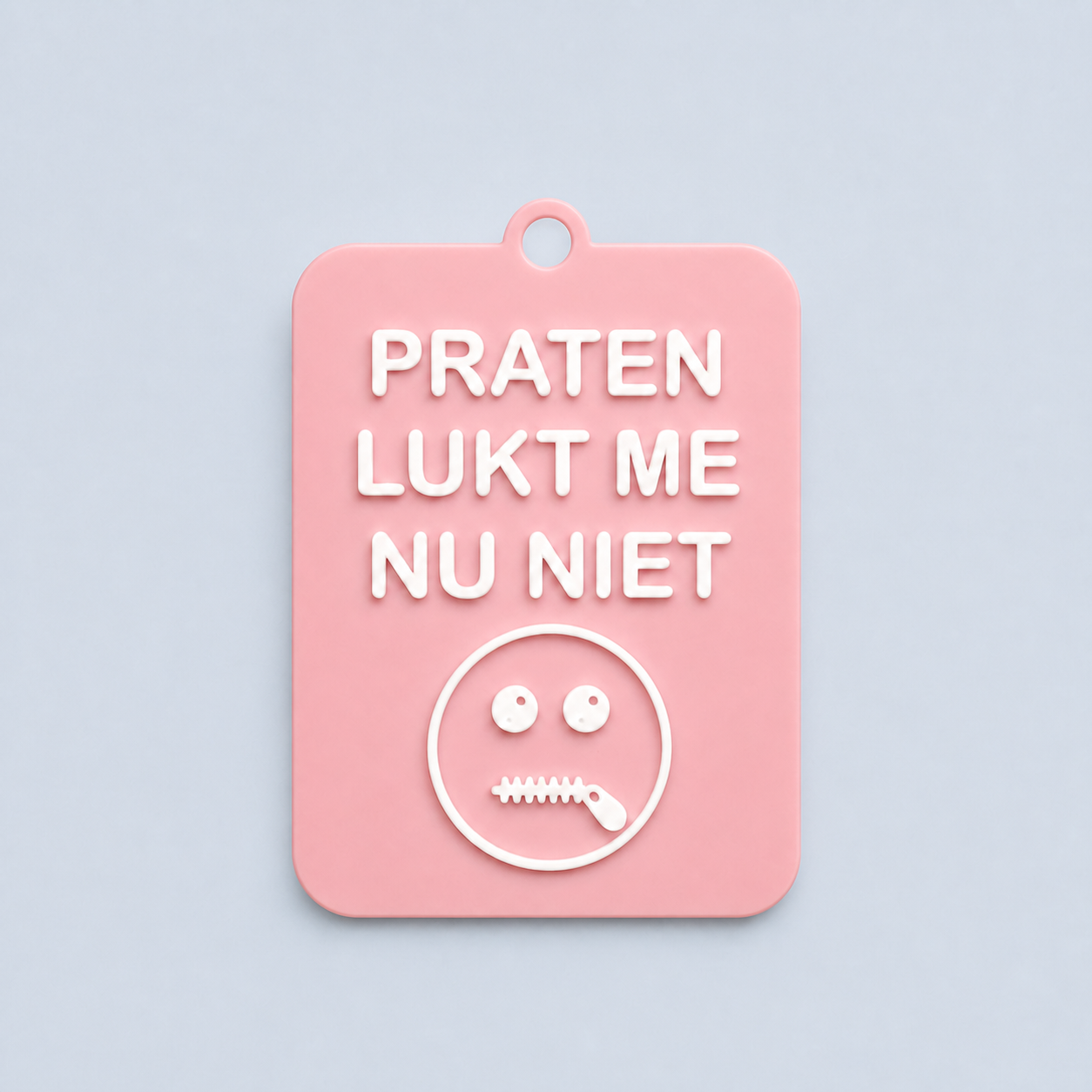 ZEGGI Praten lukt me nu niet - communicatiebadge