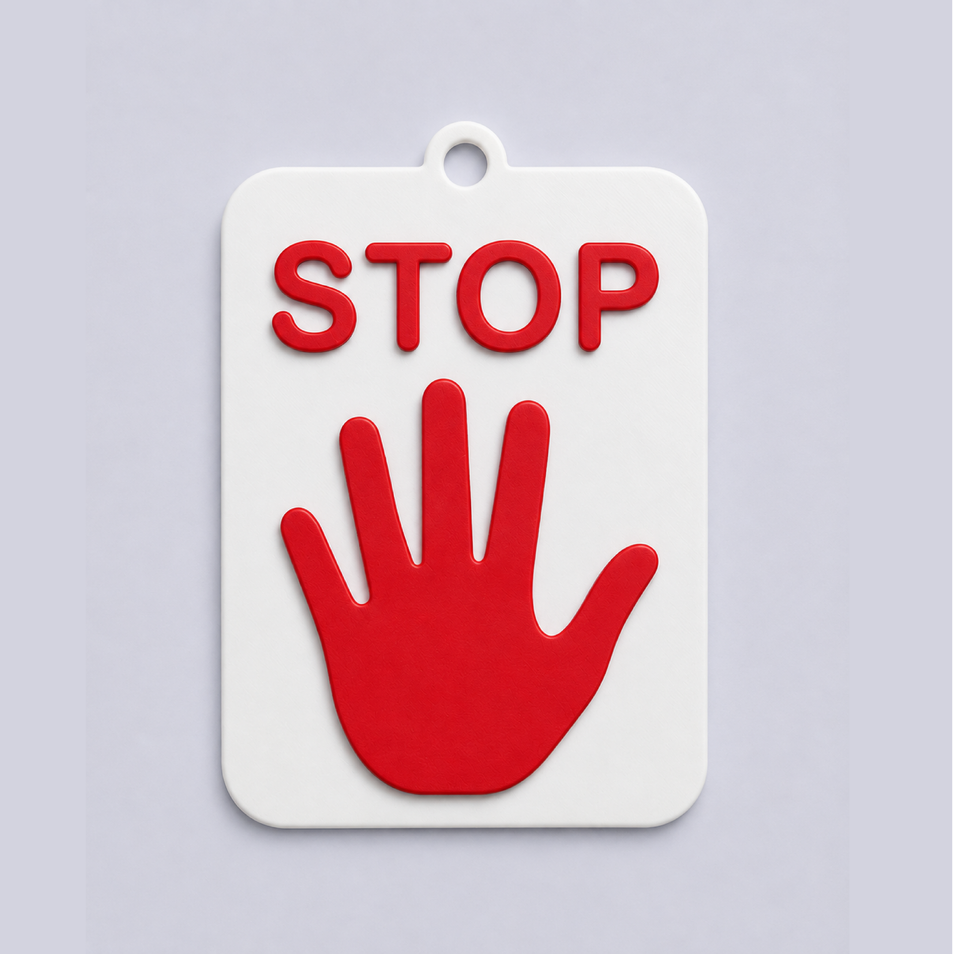 ZEGGI Stop - communicatiebadge
