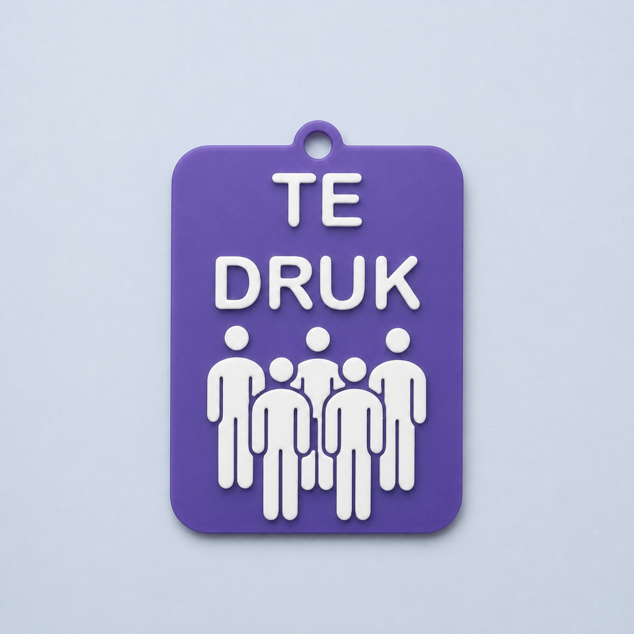 ZEGGI Te druk - communicatiebadge