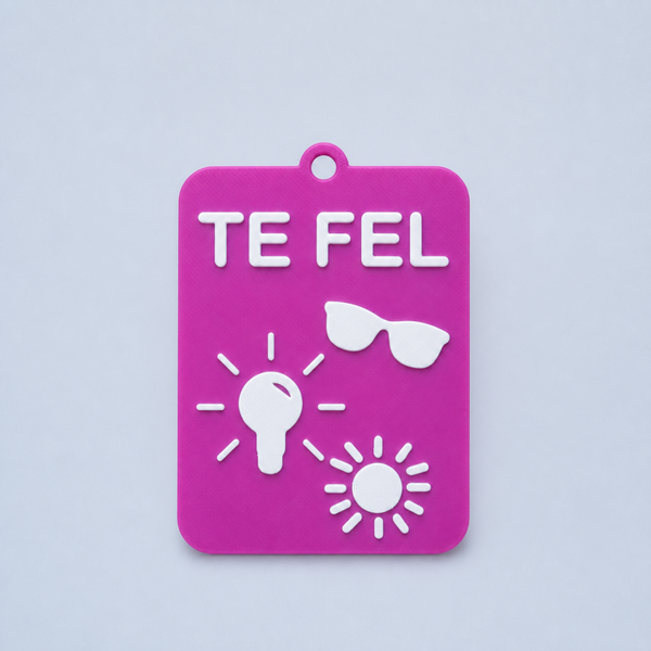 ZEGGI Te Fel - communicatiebadge