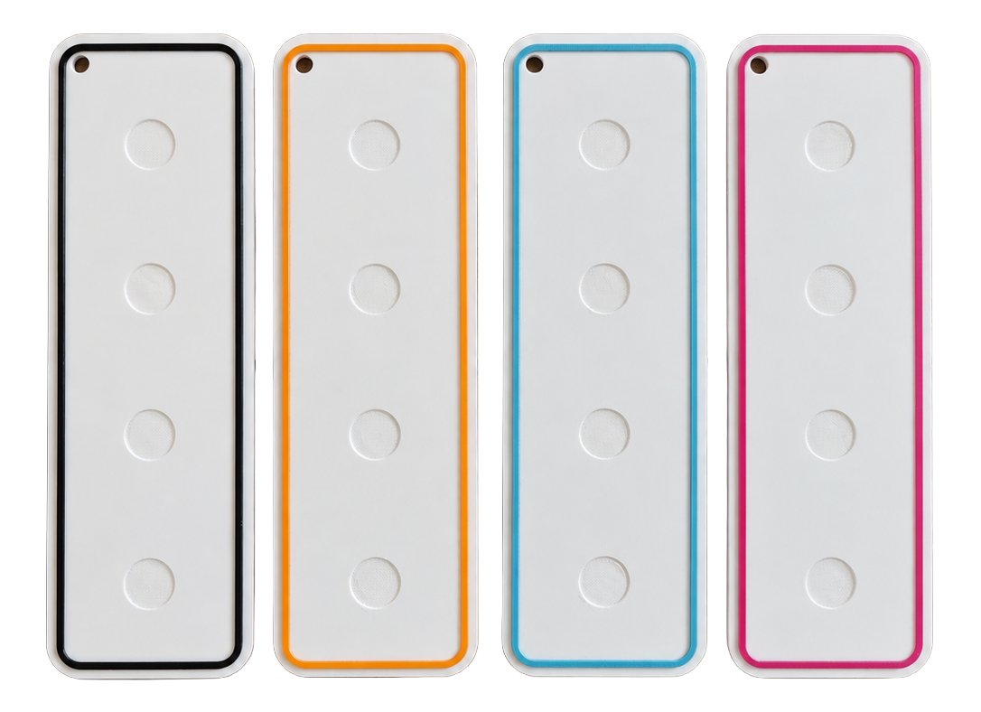 ZEGGI Visueel Planbord Randkleur oranje / blauw / roze