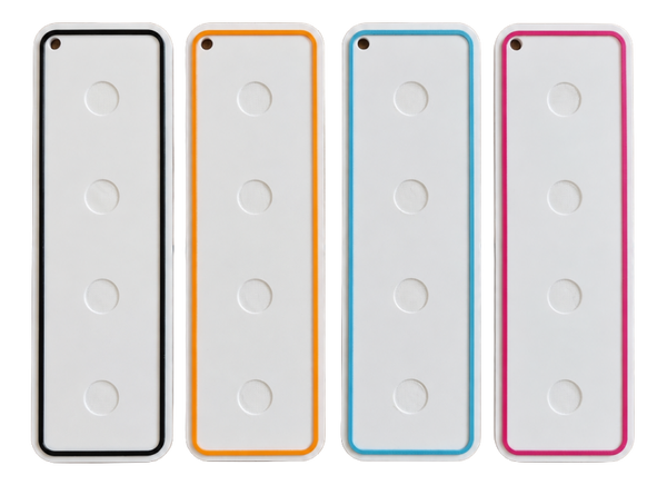 ZEGGI Visueel Planbord Randkleur oranje / blauw / roze