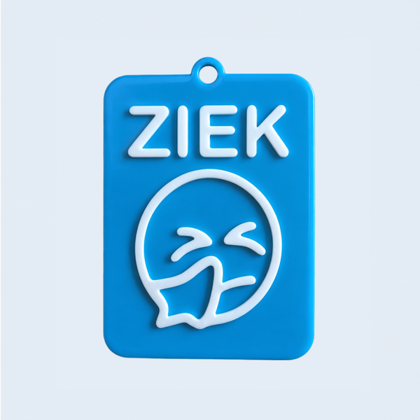 ZEGGI Communicatiebadge – Ziek