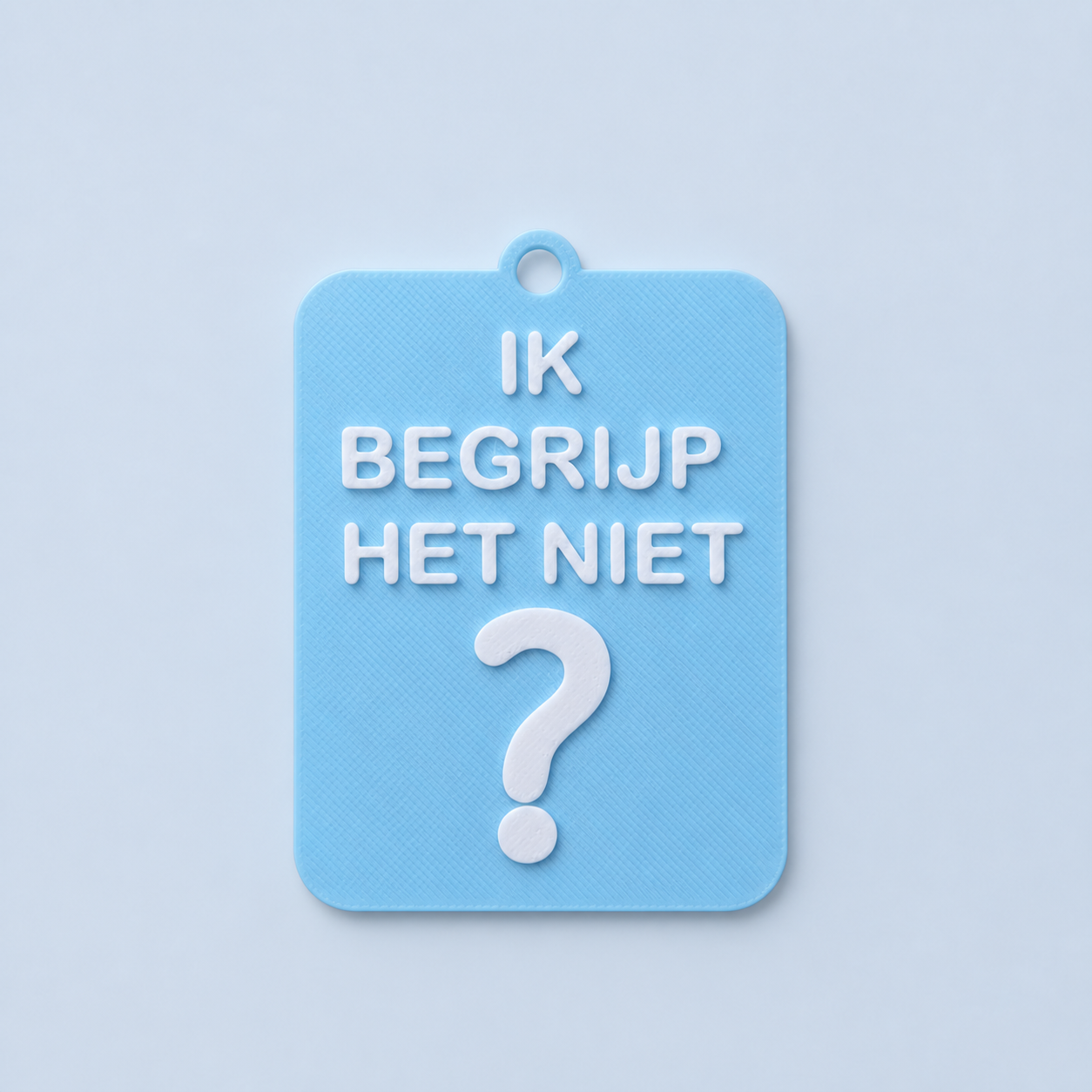 ZEGGI Ik begrijp het niet - communicatiebadge