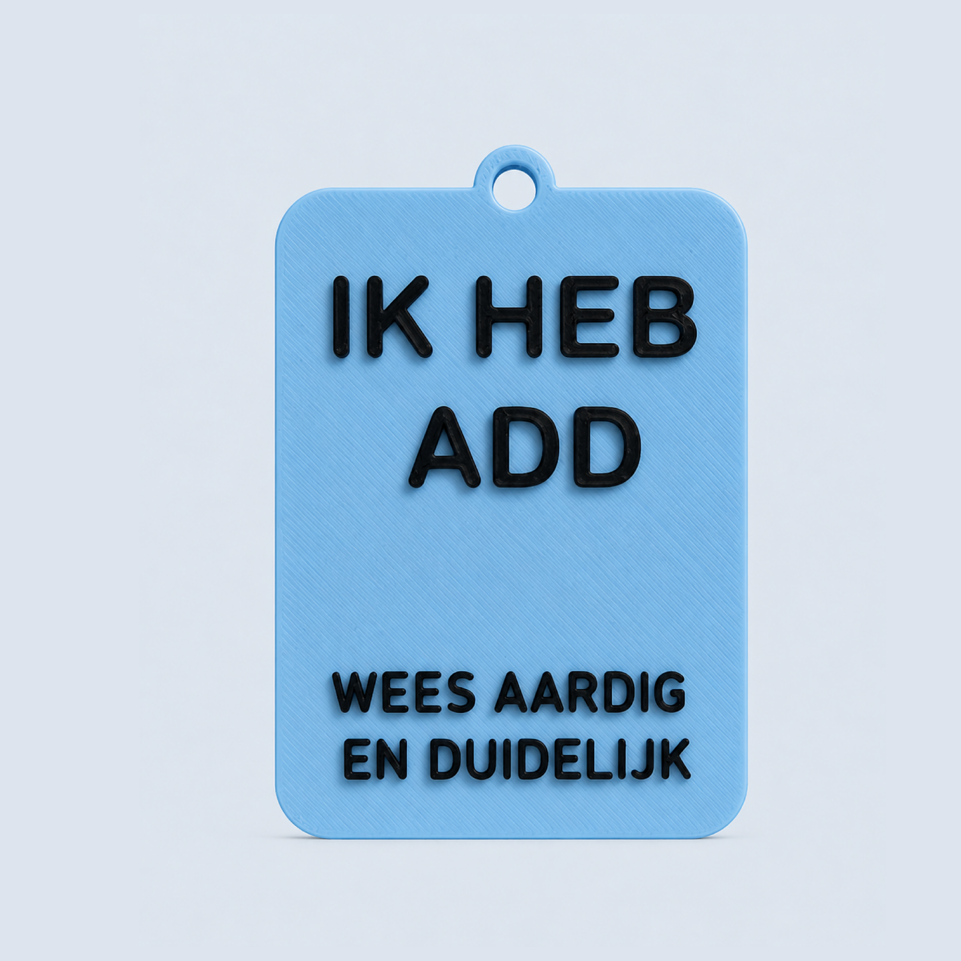 ZEGGI Ik heb ADD - communicatiebadge