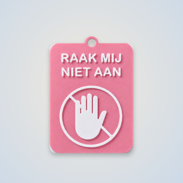 ZEGGI Raak mij niet aan - communicatiebadge