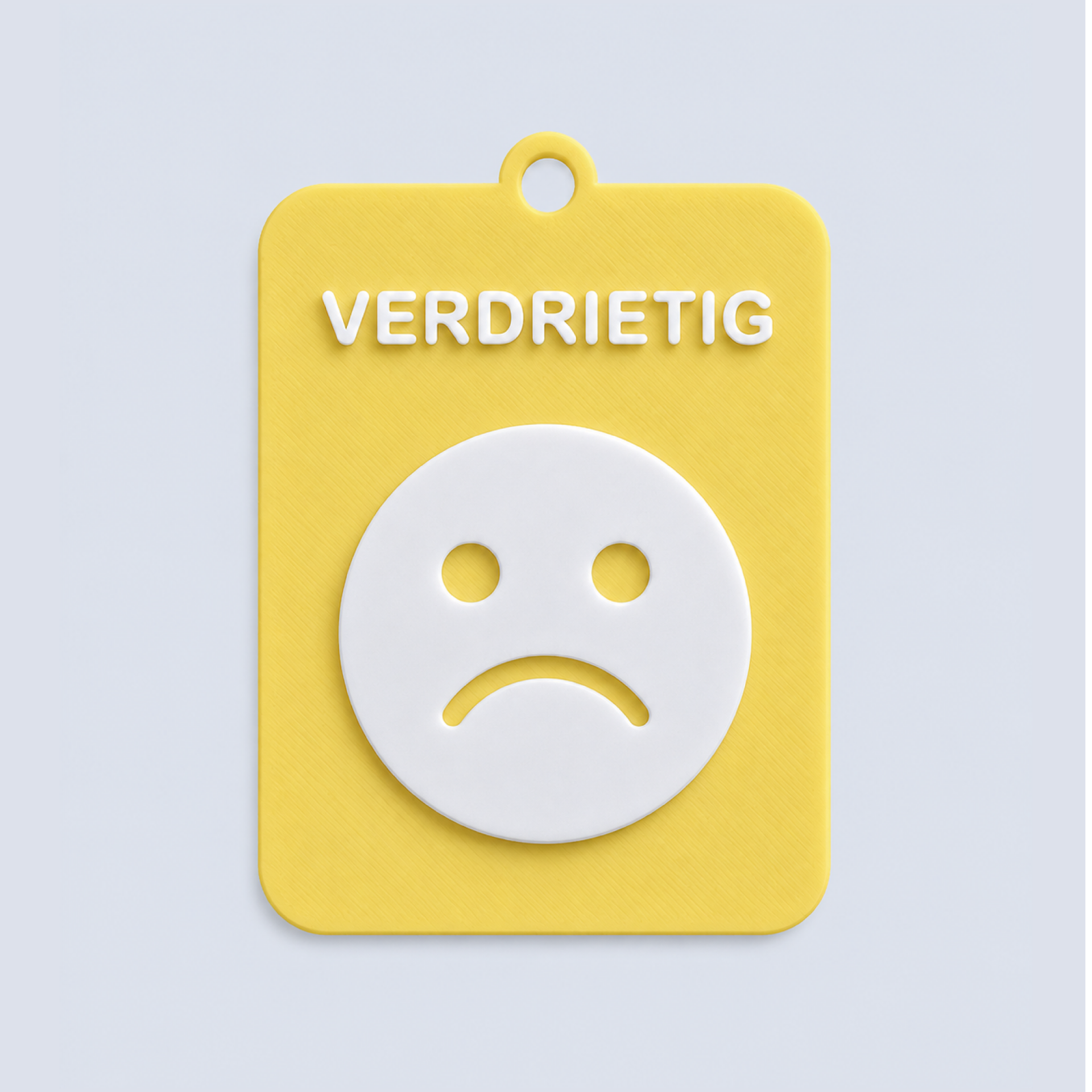 ZEGGI Verdrietig - communicatiebadge