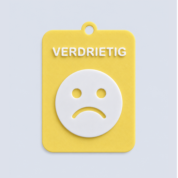 ZEGGI Verdrietig - communicatiebadge