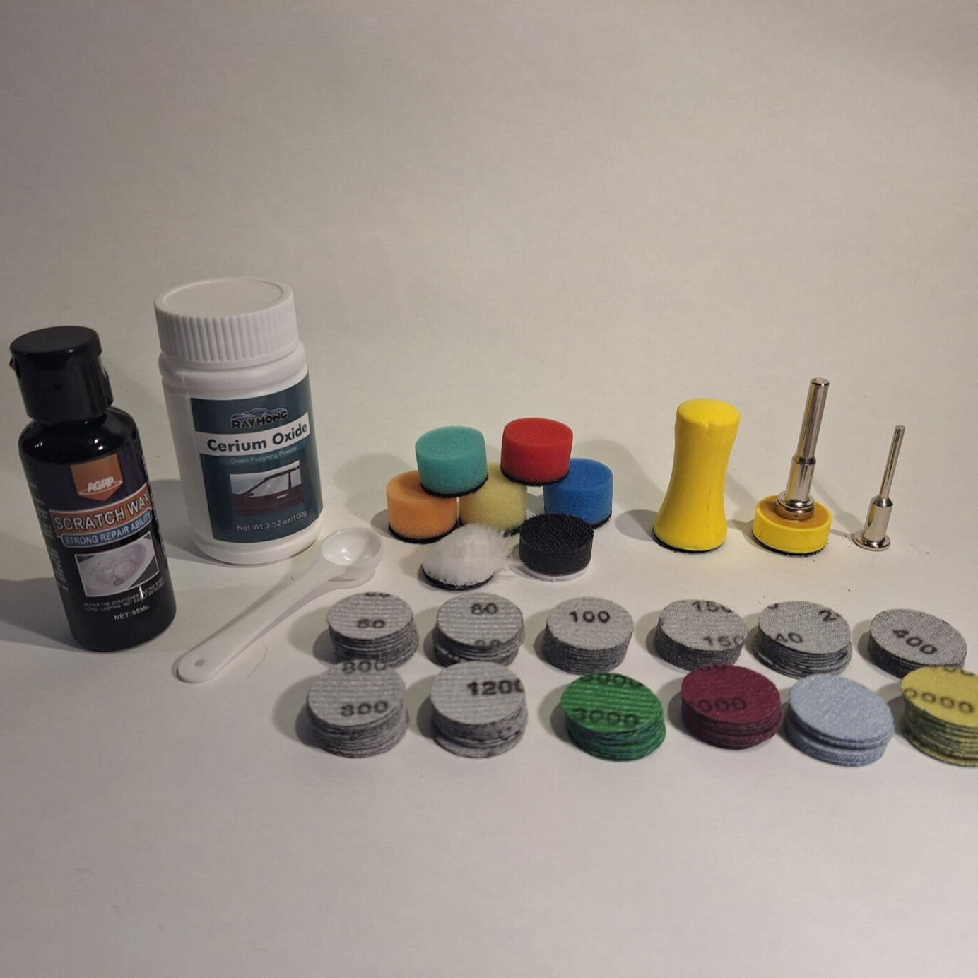 Polijstset 1 inch plus