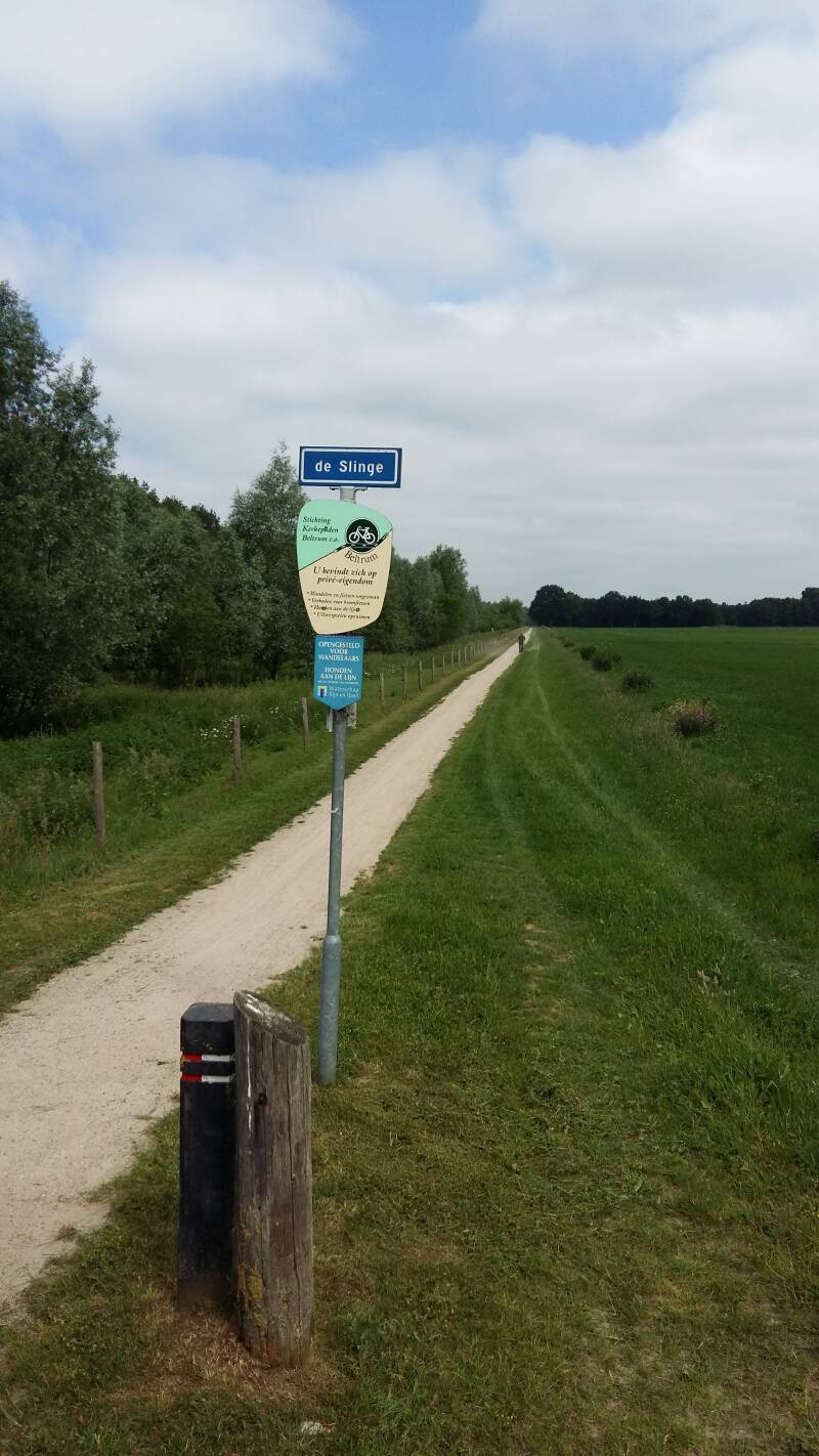 Wandelroute langs de Slinge