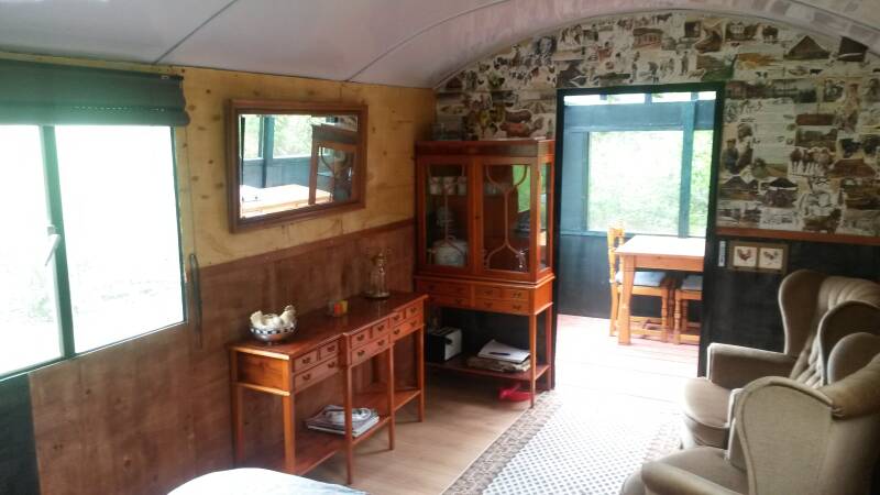 Vanaf het bosje gezien