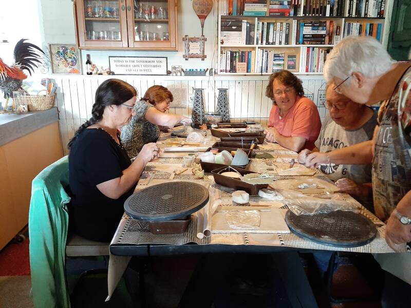 De verpleegkundigen aan het werk ;-)