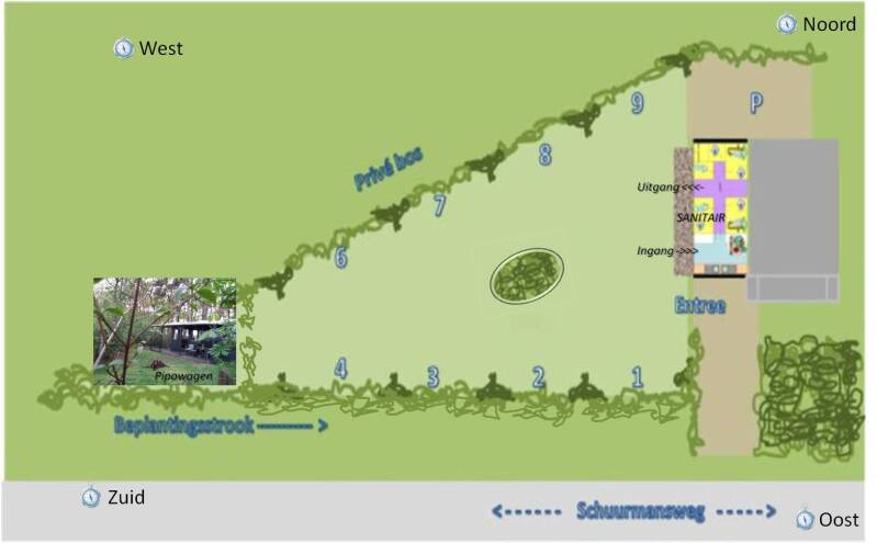 Plattegrond camping