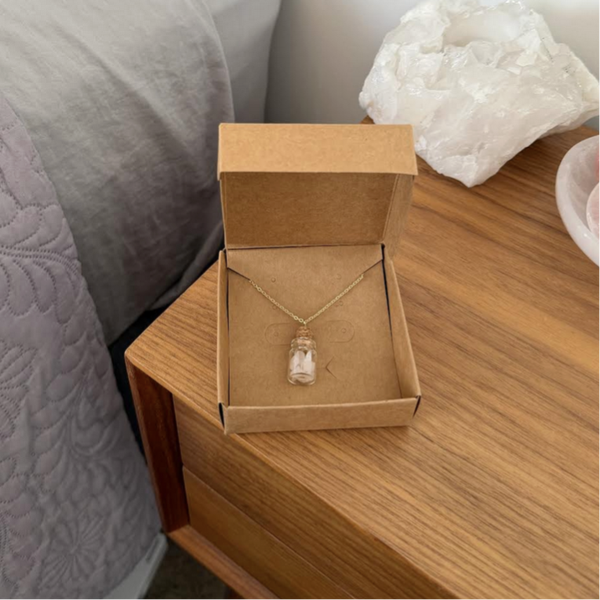 Crystal Jar Necklace
