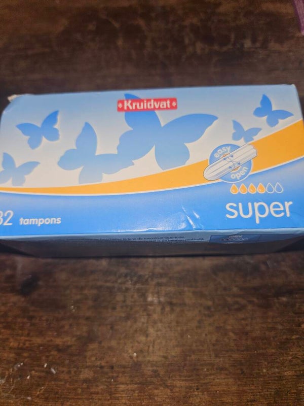 Nieuw doosje tampons